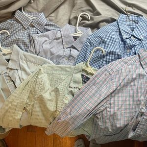 Bundle of 7 Vineyard Vines Dress Shirts Size XS/S